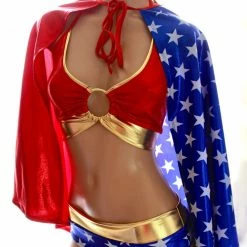 The Sugarpuss Collection Costumes Star Superheroine Cape