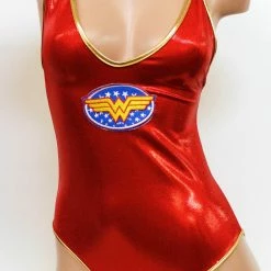 The Sugarpuss Collection Star Superheroine Scrunchback Bodysuit